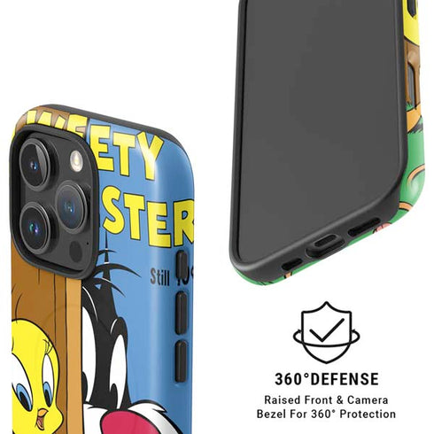 Looney Tunes Tweety Bird Sylvester Ten Cents iPhone 16 Pro Max Magsafe Impact Case